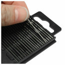 21pcs Pin Vise Hand Spiral Drill Mini Micro-Drill Bits Set Index Semi-autom U4L2