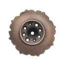 Alloy Material Lotus Incense Burner Holder 9 Holes Flower Statue Censer Plate