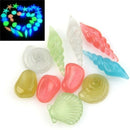 10PCS Glow in the Dark Luminous Stone Conch Shells Aquarium Fish Tank Decor MO