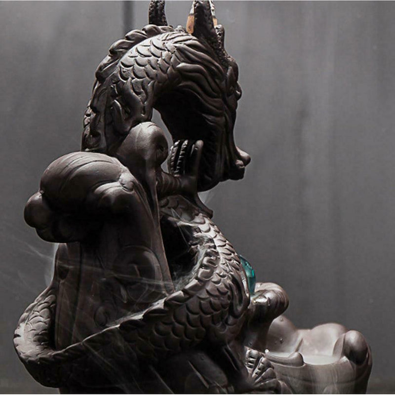 Ceramic Censer Dragon Smoke Backflow