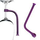 4Pcs Wine Glass Dishwasher Goblet Holder Adjust Silicone Safer Stemware Sav X3D1