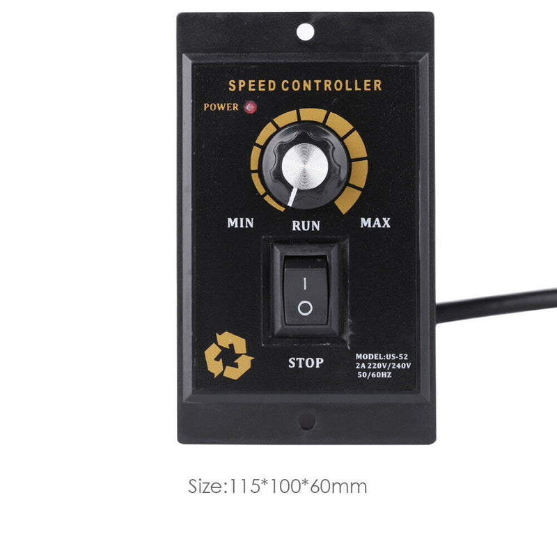 400W AC 220V 50/60Hz Motor Speed Controller Pinpoint Regulator Forward&Backward
