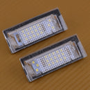 2 18LED Error Free White Number License Plate Light fit for BMW E39 Touring 5 Dr