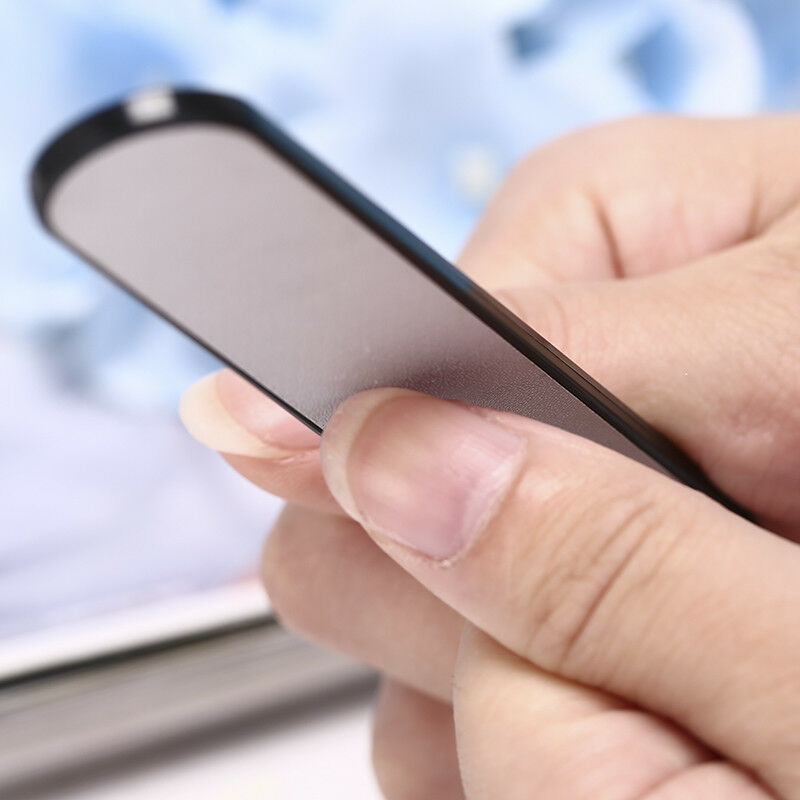 Professional Nail File Double Sided Stainless Steel Nail Sanding Polishing  Ew