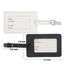 2 Packs Leather Luggage Tags,The Bride and The Groom Wedding Honeymoon LuggaL9P4