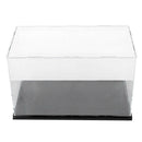 36x16x16cm Acrylic Display Case, Black Gloss Base, Dustproof, Assembled Box