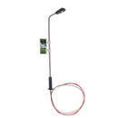 20Pcs Painted LED Lamppost Wire Courtyard Lights 1/200 HO for Roadway Scene