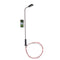 20Pcs Painted LED Lamppost Wire Courtyard Lights 1/200 HO for Roadway Scene
