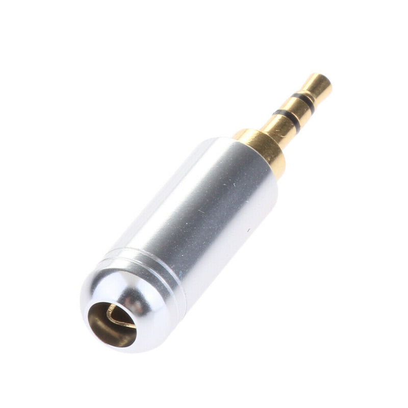 4Pieces 2.5mm Stereo Male Plug Jack Audio Adaptor Soldering Connector