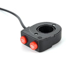 7/8'' Motorcycle Bike Handlebar On Off Button Head Spot Fog Light SwitchButto JR