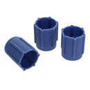 5pcs Air Conditioner Charging Port Service Cap Protective Dust Cap Blue