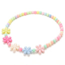 Girls Unique Toddlers Necklace&Bracelet Flower Kids Gift Party Jewelry Baby