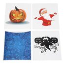 Waterproof 91 LED Solar Wall Flame Lamp Halloween Christmas Outdoor Decor