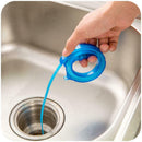 Drains Dredge Pipes Sewer Sink Cleaning Clogs Cleaner Hook Fur Hair Removal