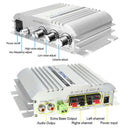 Hongxing 168Ah Car Amplifier Sound Mode Radio Mp3 Speaker Led Hi-Fi 2 Chann H4W5
