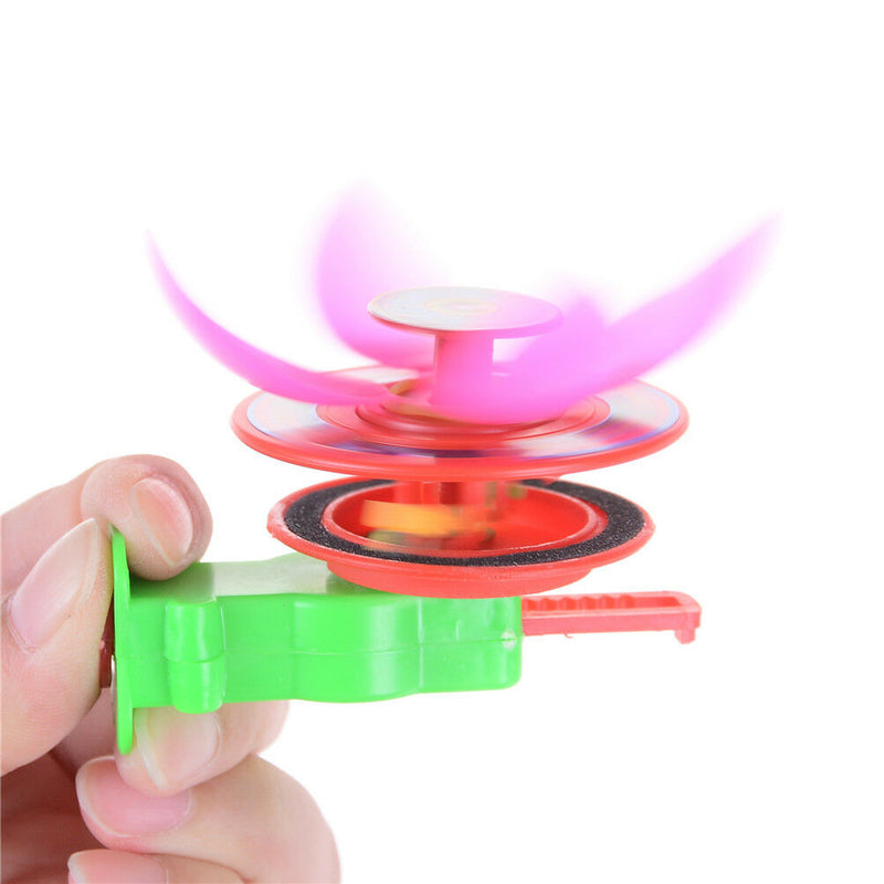 Outdoor Windmill Lotus Push Firestone Lotus Lamp Kids X-mas Gift Toys ME