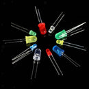 375pcs Emitting Diode LED Bulbs Light Assorted Kit Assortment 2-Pin Bar