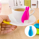 Cute Chopstick Support Tea Bag Holder Lovely Silicone Tea Infuser Home Supplies