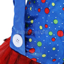 Funny Circus Clown Costume Princess Fancy Dress Halloween Christmas Outfit