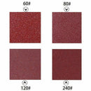 80 Pieces Mouse Detail Sander Sandpaper Sanding Paper Hook and Loop Assorte S7E8