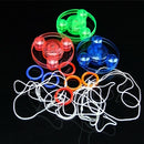 4 Pcs Outdoor Toys Kids Funny LED Light Flying Saucer Colorful Spin