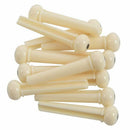 12pcs Ivory Acoustic Guitar ABS Plastic Bridge Pins