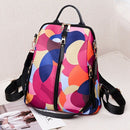 Color Women Backpack Waterproof Oxford Fashion Cute Backpack Pack Cloth Lar S1P9