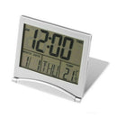Folding LED Digital Display Alarm Clock Calendar Temperature Snooze Thermometer