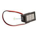 Waterproof DC 2.5 to 30V Red LED Panel Meter DC Digital Voltmeter Two-Wire Tool