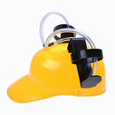 Beer Cola Drink Drinking Helmet Hat Can Holder Party Toys Yellow