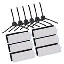18pcs/set Vacuum Parts - Side Brush/Hepa/Sponge Filter for ILIFE A4 A4s A6