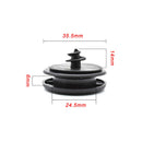 10pcs Car Auto Mat Carpet Clip Fixing Grips Clamps Floor Holders Sleeves Premium