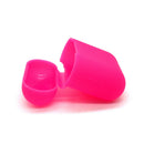 2PCS Silicone Protective Cases Cover for AirPods Charging Case Rose Red&Pink