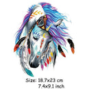 Multicolor Horse Patches Home Heat Iron on Transfer Stickers DIY Clothes`US