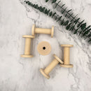 Unfinished Wood Spool Craft Thread Bobbin Cord Wire Sewing