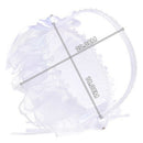 Flower Girl Basket White Flower Basket Wedding Flower Basket Bow Bride Wedd