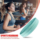 Sports Elastic Breathable Headband Gym Fitness Yoga Sweatband (Green) A