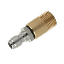 4-Piece Garden Hose Quick Connect Fittings 1/4 inch G/ M22x1.5mm/ M18x1.5mm,