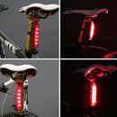 Cycling Bicycle Bike Red 5 LED Rear Tail Light 4 Modes Safety Lamp