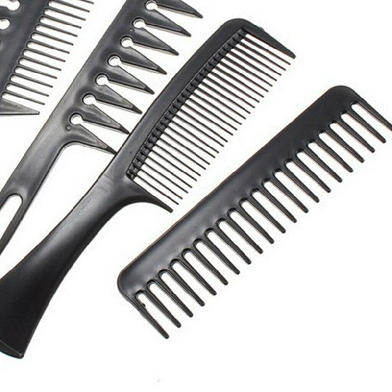 10x Professional Styling Comb Salon Barber Hair Coloring Cutting Highlight Combs