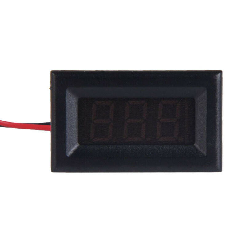Mini Two Wires Digital Voltmeter Red LED Display DC2.5-30V Voltage Meter