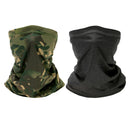 2pcs Cycling Face Guard Balaclava Headscarf Unisex Biker Neck Warmer Bandana