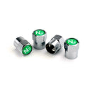 4X Nitrogen N2 Auto Car Valve Stem Cap/Caps Wheel Tire Chrome Sliver Univer U8K2