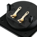 2-Way Speaker Box Terminal Binding Post, Square Connector (80-Red & Black)
