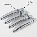 3X(Car Door Handle Car Styling Chrome Trim Door Handle Covers Stickers Case