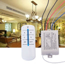 4 Way Light Lamp Digital Wireless Remote Control Switch ON/OFF 220V K1Z3