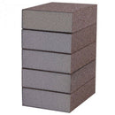6 pcs Medium Grit Sponge Sanding Block Square Angled Sponges Double Sided E1X1