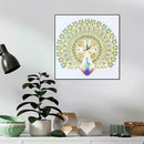 DIY Peafowl Special Shaped Diamond Painting Embroidery Clock Home Decor