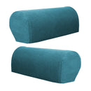 6x Stretch Sofa Armrest Covers Home Recliner Armchair Slipcovers Dark Green