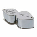 10x Magnifying Magnifier Glass Jewellers Eye Foldable Jewelry Loop Loupe(Si Y6E8